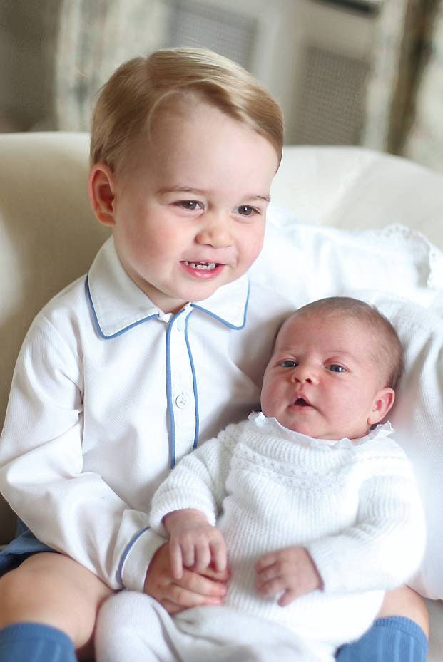 Prins George og prinsesse Charlotte.