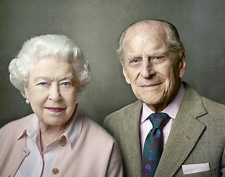 Dronning Elizabeth og prins Philip.