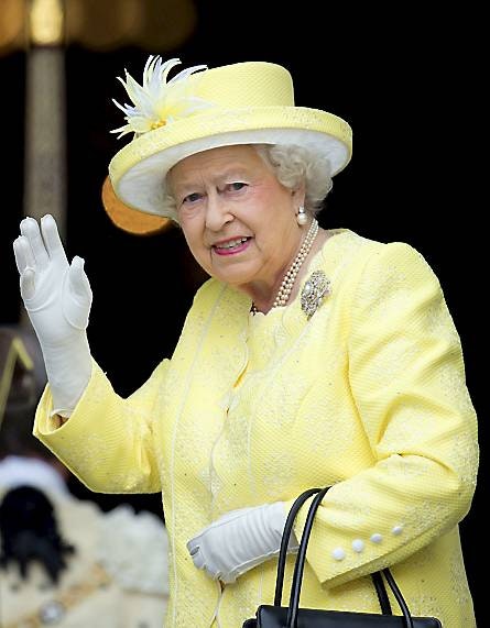 Dronning Elizabeth.