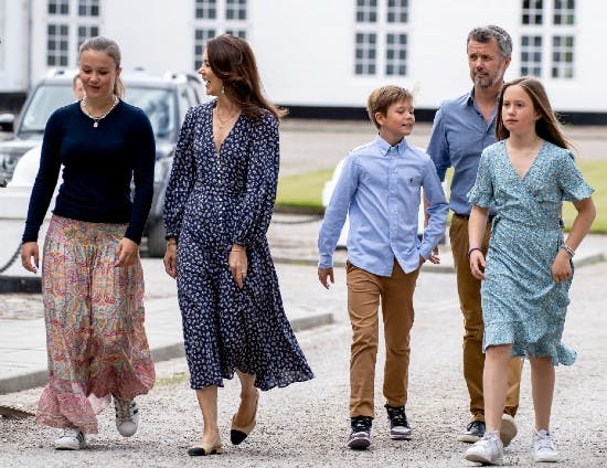 Isabella, Mary, Vincent, Frederik og Josephine