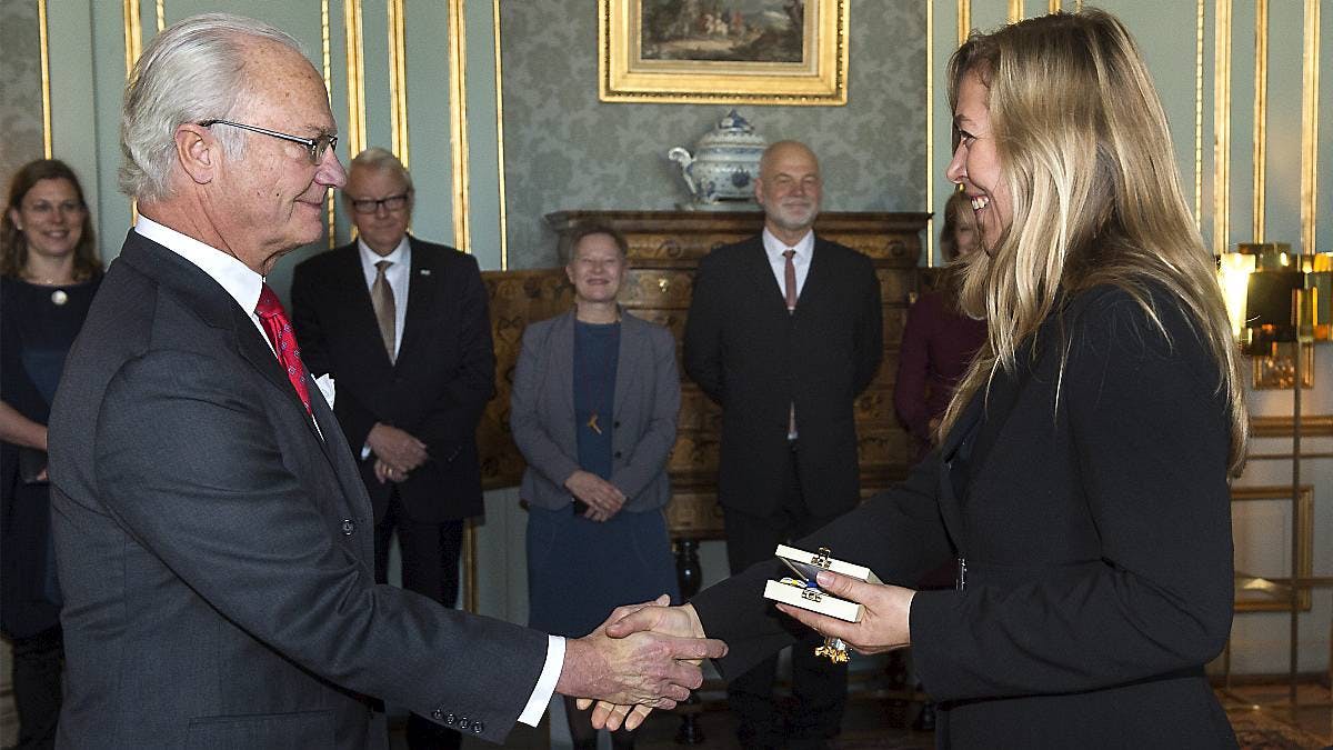 Kong Carl Gustaf og Louise Hindsgavl