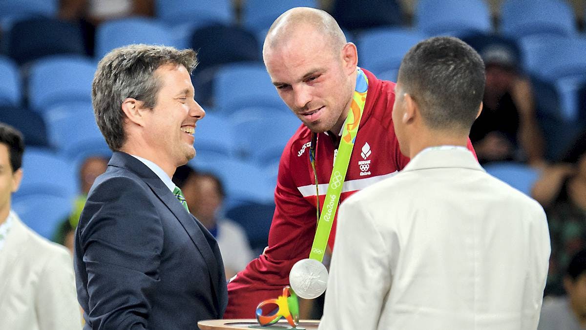 Kronprins  Frederik og Mark O. Madsen