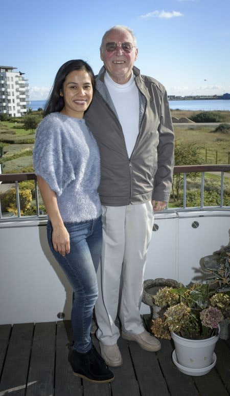 Klaus Pagh og fru Nancy fotograferet i 2017.
