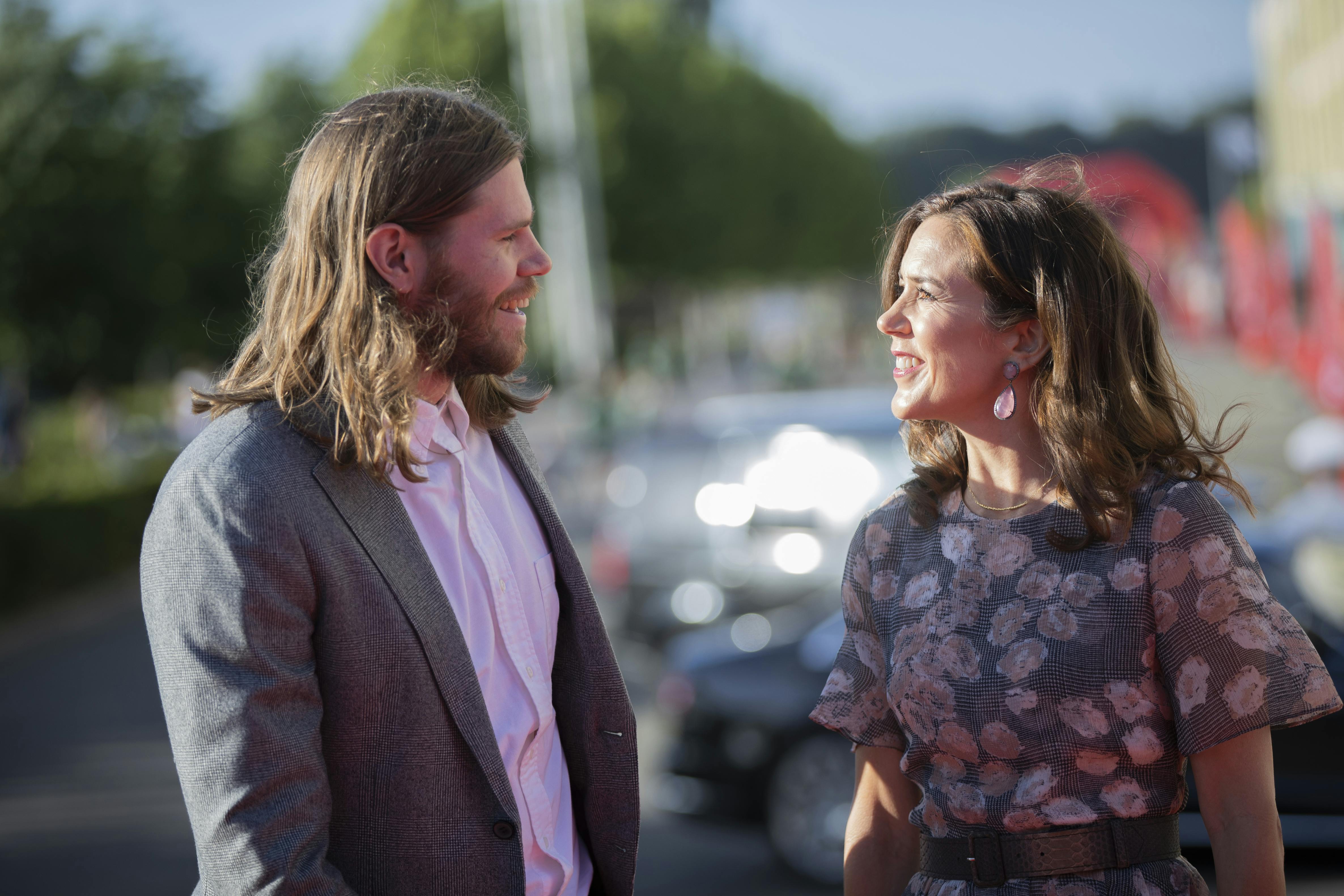 Mikkel Hansen og kronprinsesse Mary