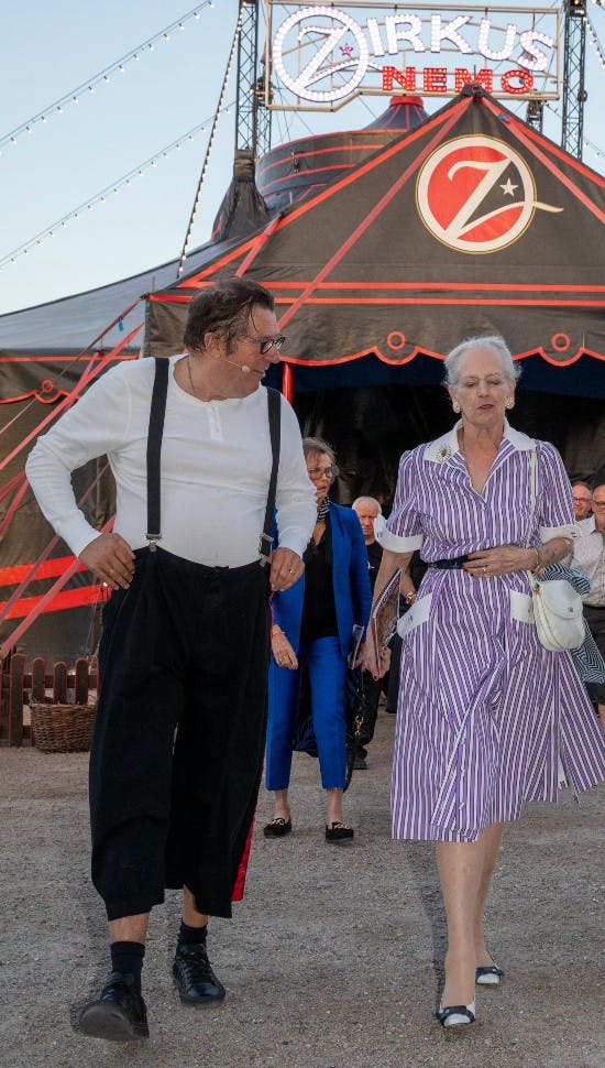 Søren Østergaard og dronning Margrethe