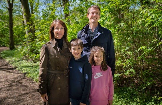 Prinsesse Marie, prins Henrik, prinsesse Athena og prins Joachim