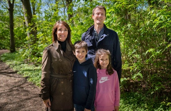 Prinsesse Marie, prins Henrik, prinsesse Athena og prins Joachim