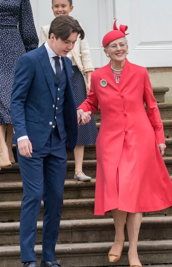 Prins Christian og dronning Margrethe