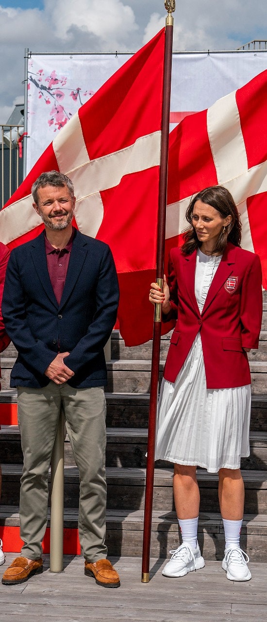 Kronprins Frederik og  Lisa Kjær Gjessing