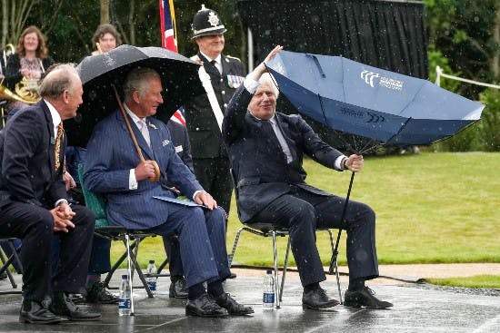 Prins Charles og Boris Johnson