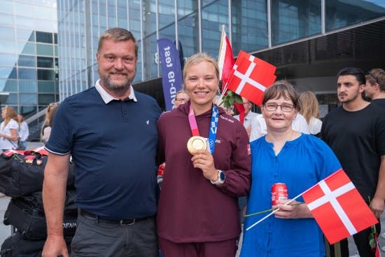 Anne-Marie Rindom med sine forældre
