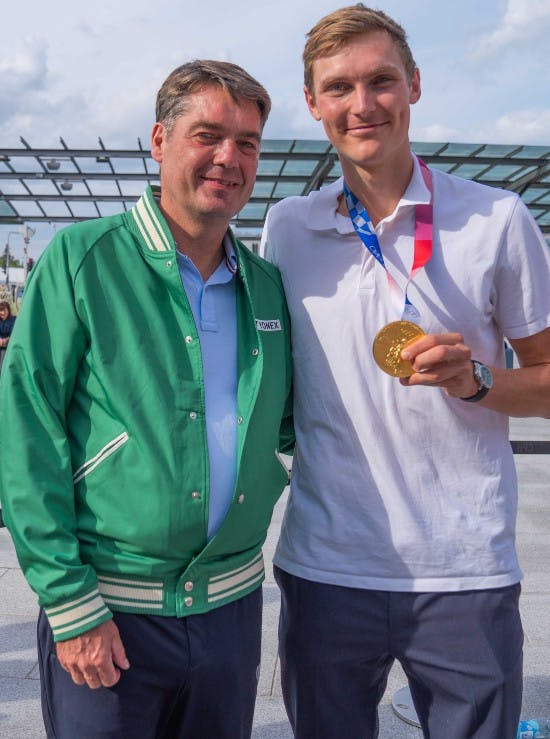 Poul-Erik Høyer og Viktor Axelsen