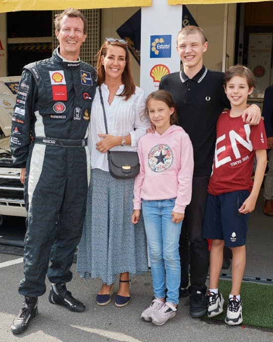 Prins Joachim, prinsesse Marie, prinsesse Athena, prins Felix og prins Henri