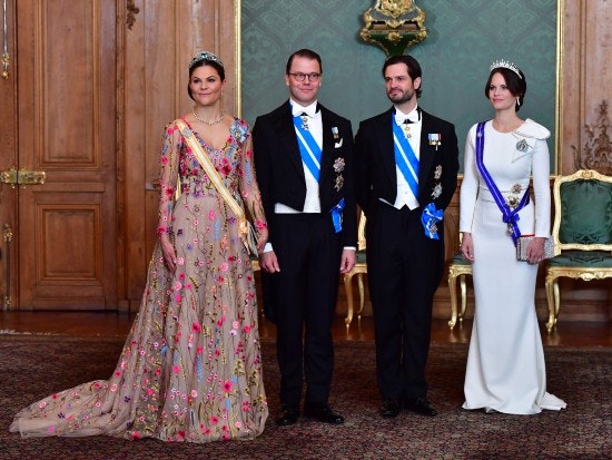 Kronprinsesse Victoria, prins Daniel, prins Carl Philip og prinsesse Sofia