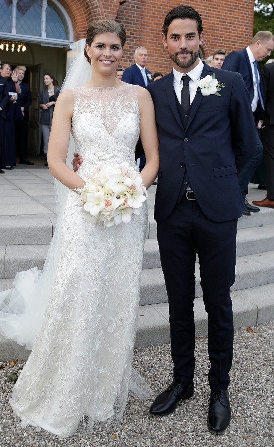 Lotte Friis og Christoffer Schnack Ringøs bryllup. 