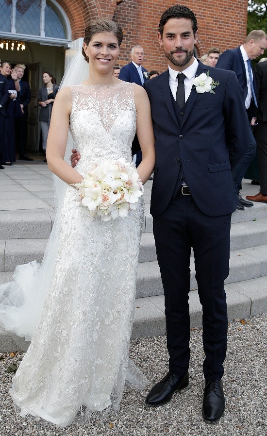 Lotte Friis og Christoffer Schnack Ringøs bryllup.