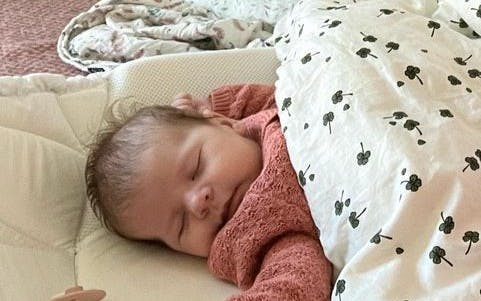Lotte Friis' baby Andrea.
