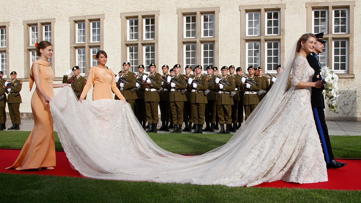 Arvestorhertug Guillaume og arvestorhertuginde Stéphanies bryllup den 19. og 20. oktober 2012. 