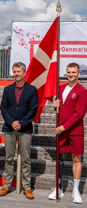 Daniel Wagner og kronprins Frederik.