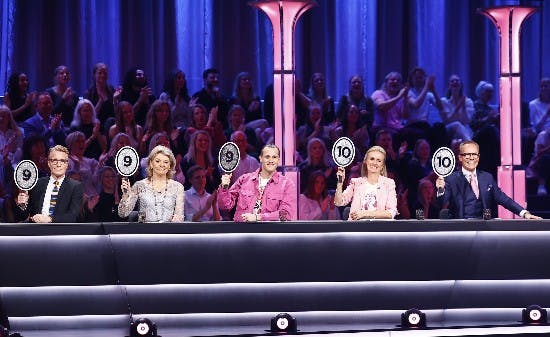 Dommerpanel "Vild med dans" 2022.