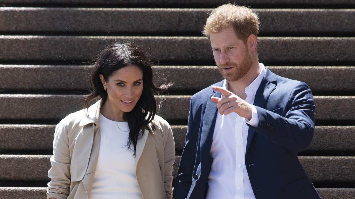 Hertuginde Meghan og prins Harry.