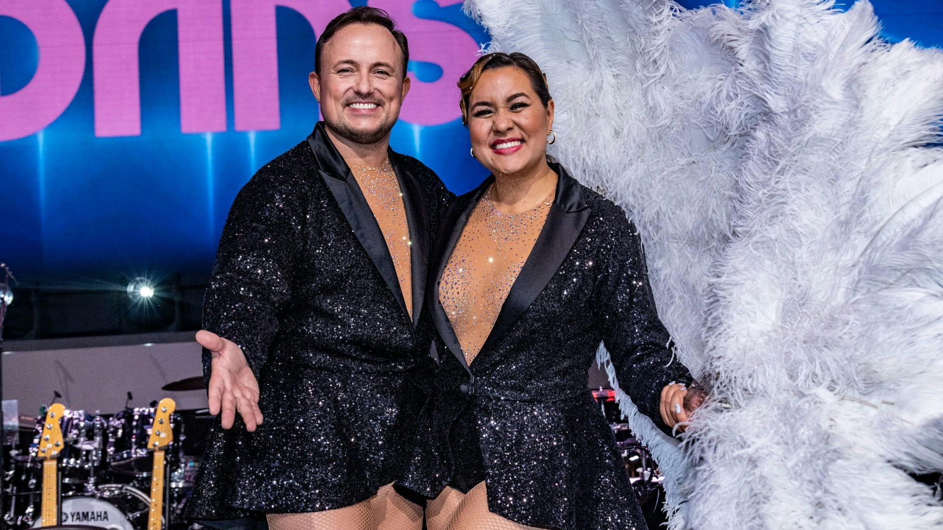 Thomas Evers Poulsen og Natasha Brock i "Vild med dans" program 7.