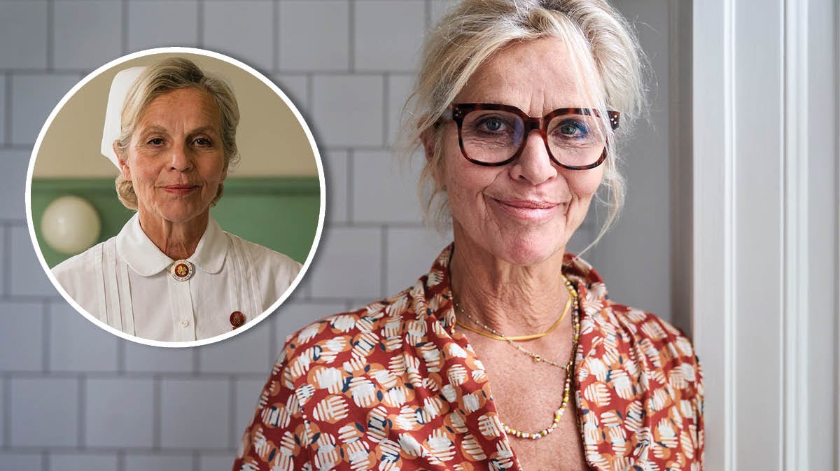 Benedikte Hansen spiller forstanderinden Margrethe Lund i "Sygeplejeskolen"