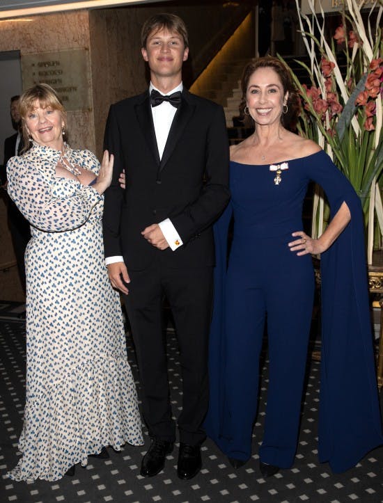 Inger Nilsson, Victor Leksell og Sofie Gråbøl.