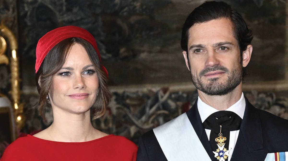 Prinsesse Sofia og prins Carl Philip. 