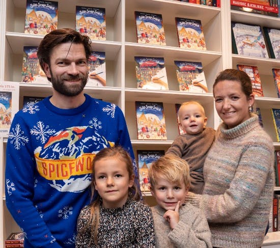 Thomas Skov og familien 