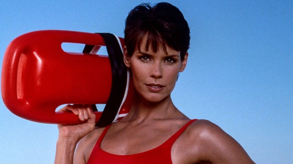 Alexandra Paul som Stephanie Holden i "Baywatch". 