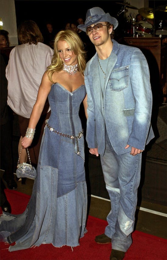 Britney og Justin i 2001.
