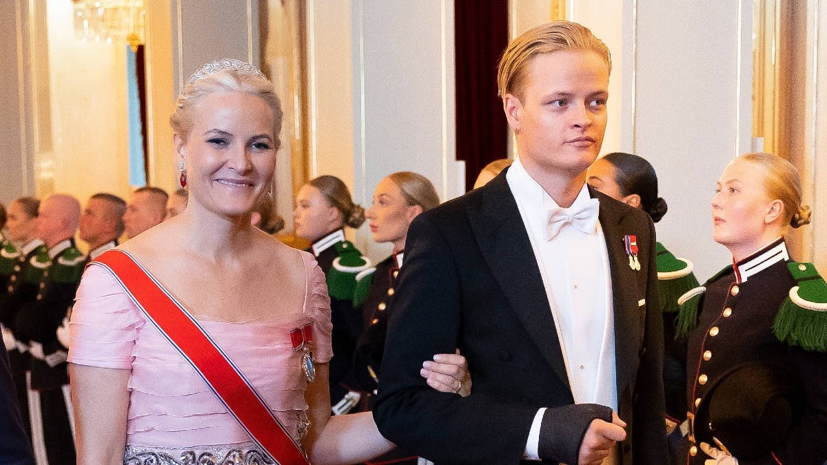 Kronprinsesse Mette-Marit og Marius Borg Høiby