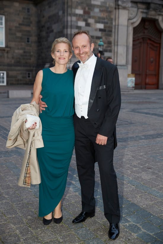Martin Lidegaard sammen med hustruen Astrid Rathe. 