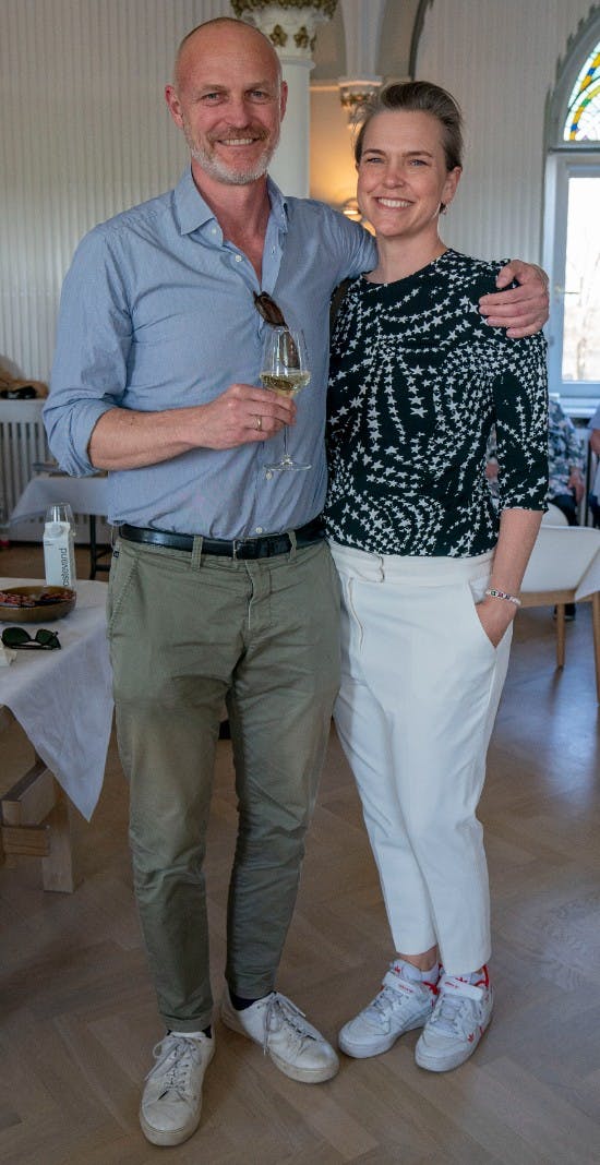 Peter Bruun Jørgensen og hustruen Julie