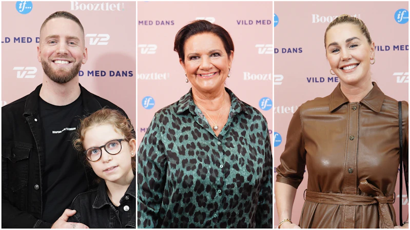 Alle billederne fra den røde løber: Masser af kendte til Vild med dans ...