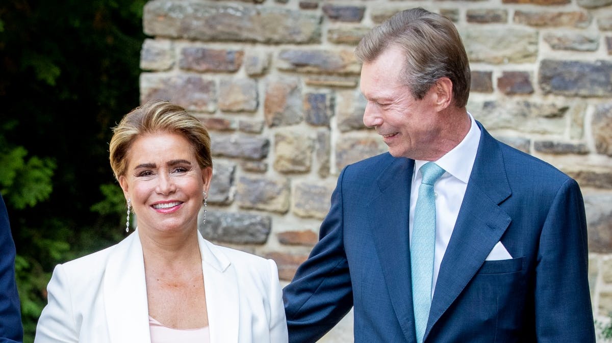 Storhertuginde Maria Teresa med sin mand, storhertug Henri