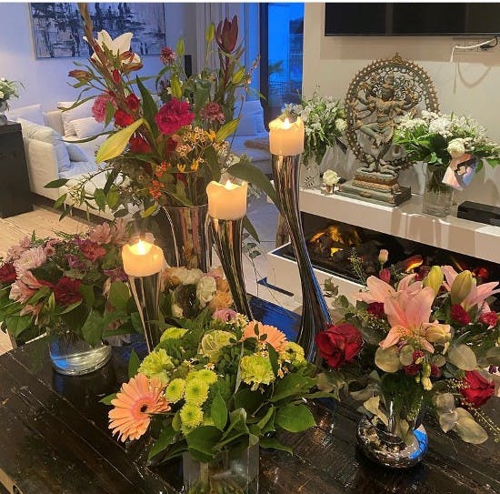 Flere smukke blomster