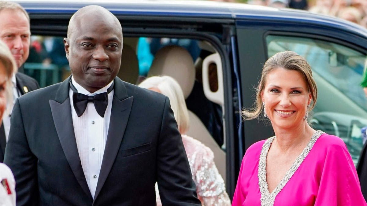 Prinsesse Märtha Louise med sin forlovede Shaman Durek