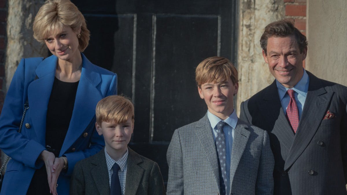 Elizabeth Debicki, Will Powell, Senan West, Dominic West