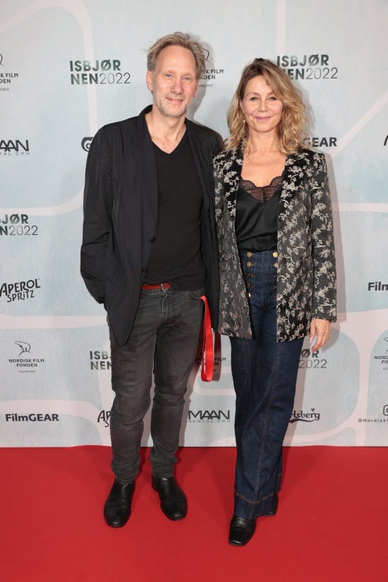 Anne Louise Hassing med kæresten Christian.