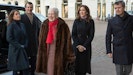 Dronning Margrethe, kronprinsparret og prinseparret