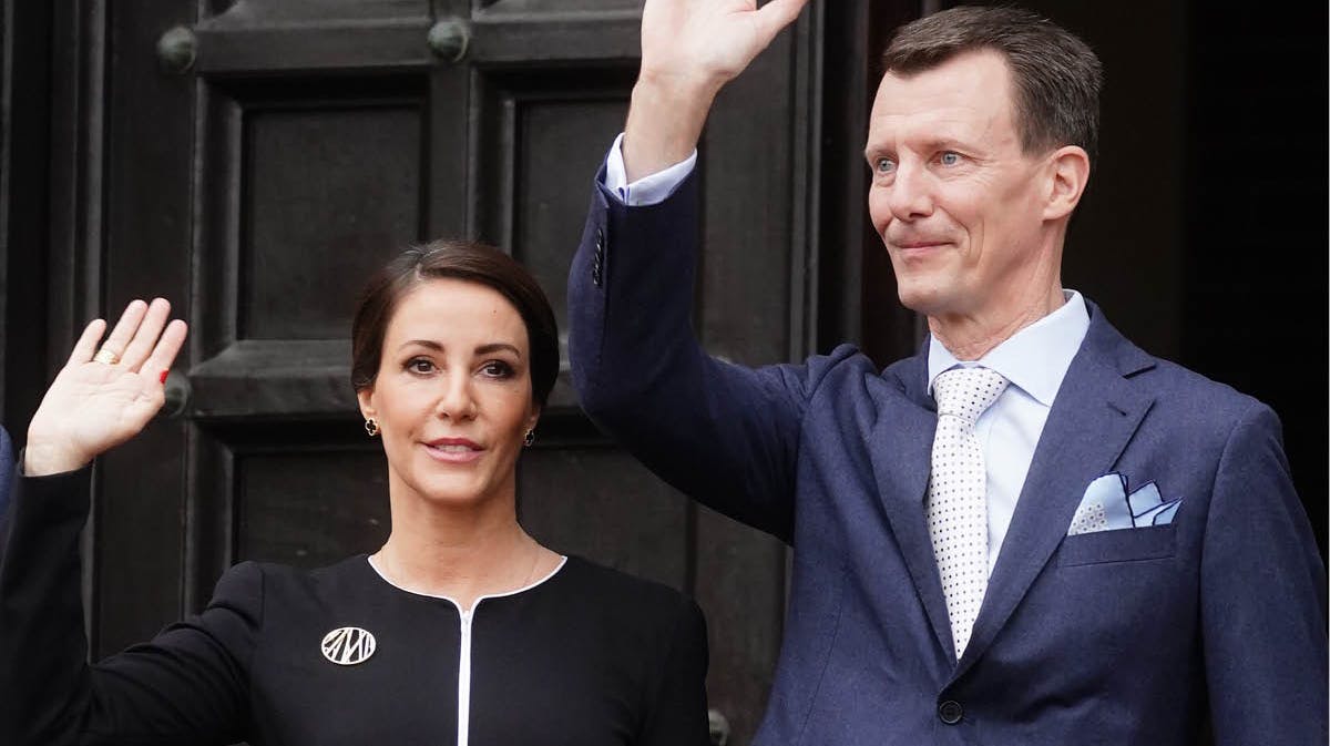 Prinsesse Marie og prins Joachim.