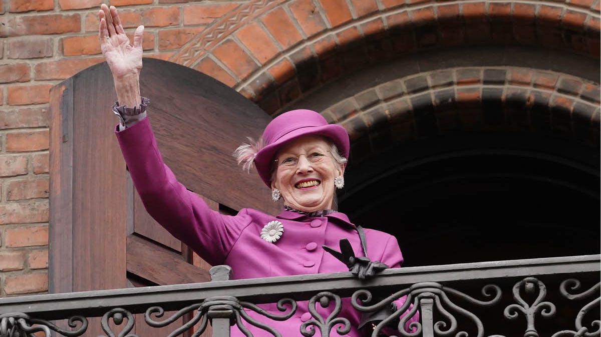 Dronning Margrethe.