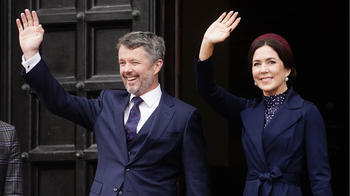 Kronprins Frederik og kronprinsesse Mary. 