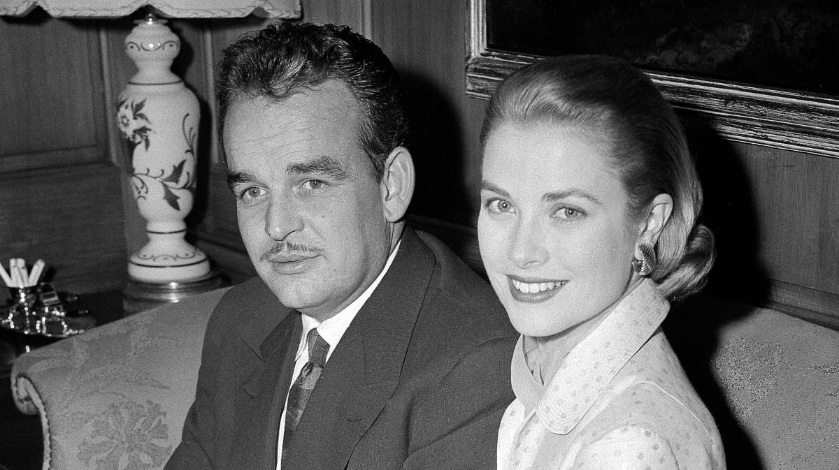 Fyrst Rainier og Grace Kelly