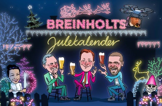 "Breinholts Julekalender" kan ses på Viaplay fra den 1. december. 