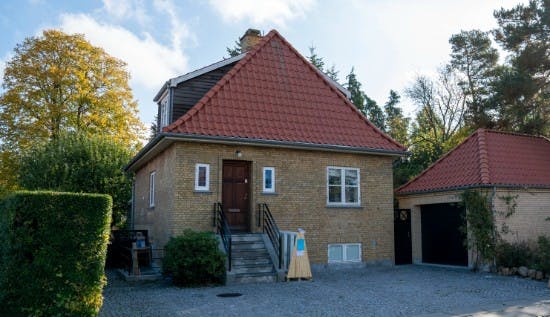 Morten Kjeldgaard og Frederik Hauns nye hus