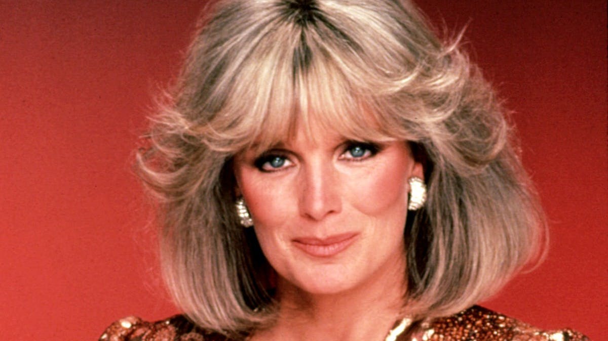 Linda Evans som Krystle i "Dollars" i 80'erne.