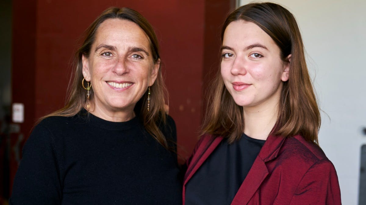 Anne Hjernøe og Camille